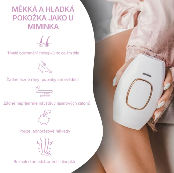 SKINIEE: IPL Laserový Odstraňovač Chloupků